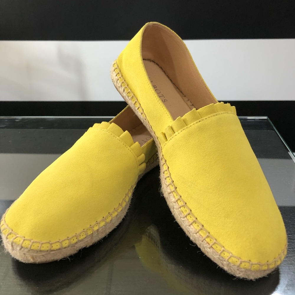 Talbots suede slip on shoes